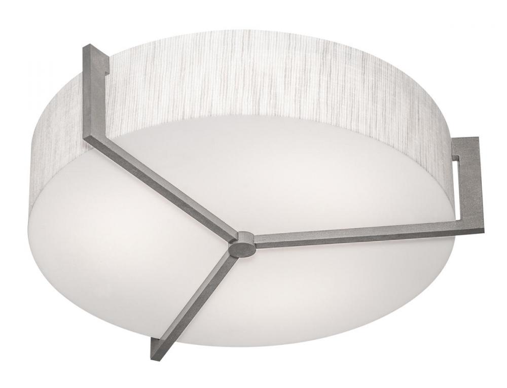 Apex 17'' LED Flush,120-277V,3 CCT,WG,LW,BB