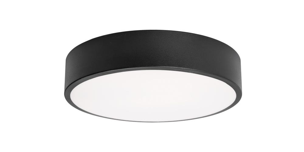 Bailey 12'' LED Flush Mount,120-277V,20W,5 CCT,BK