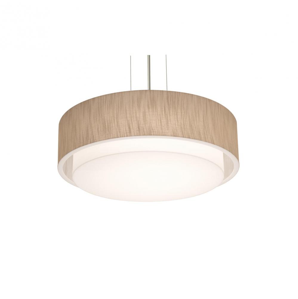 Sanibel 18'' LED Pendant - BK and JT