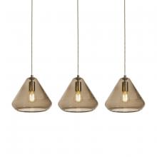 AFX Lighting, Inc. AGP10MBSNBRLNR3 - Armitage 3 Light Linear Pendant