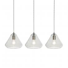 AFX Lighting, Inc. AGP10MBSNCLLNR3 - Armitage 3 Light Linear Pendant