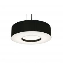 AFX Lighting, Inc. MCP1932MBBK-BK - Montclair 19'' Med Base Pendant - BK w/ BK