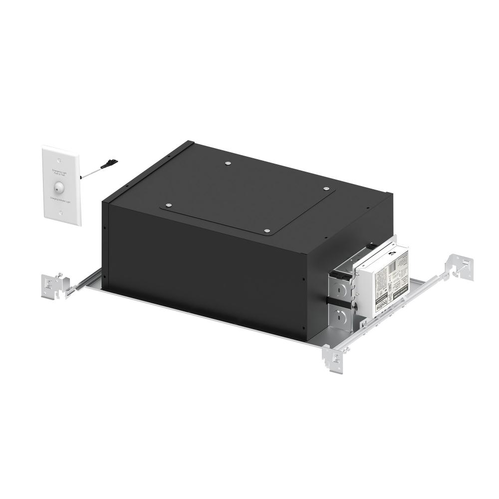 2" Iolite LED Dedicated Chicago Plenum New Construction Housing w/ EM Driver, 20W, 120V-277V