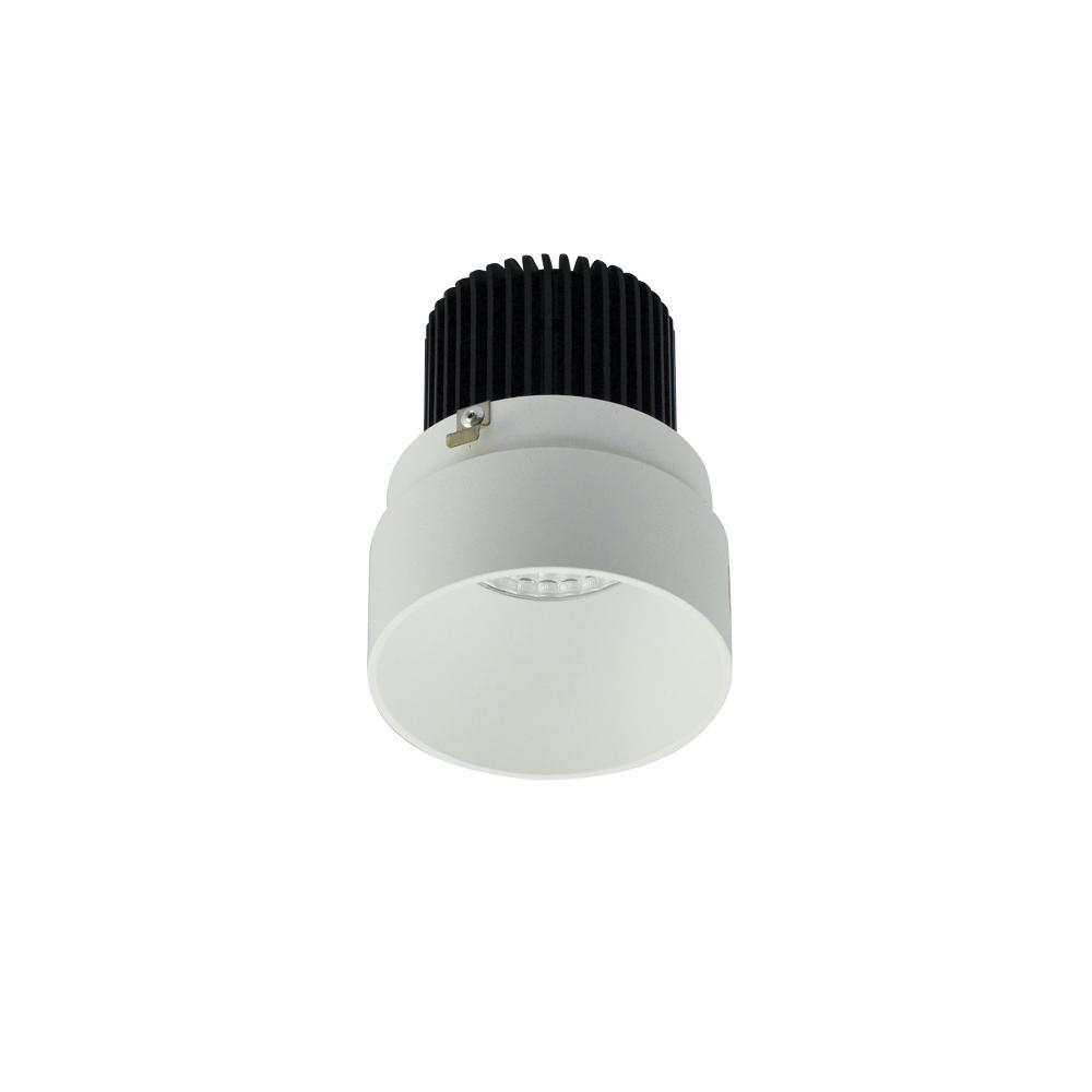 2" Iolite LED Round Trimless Downlight, 800lm / 14W, Comfort Dim, Matte Powder White Finish