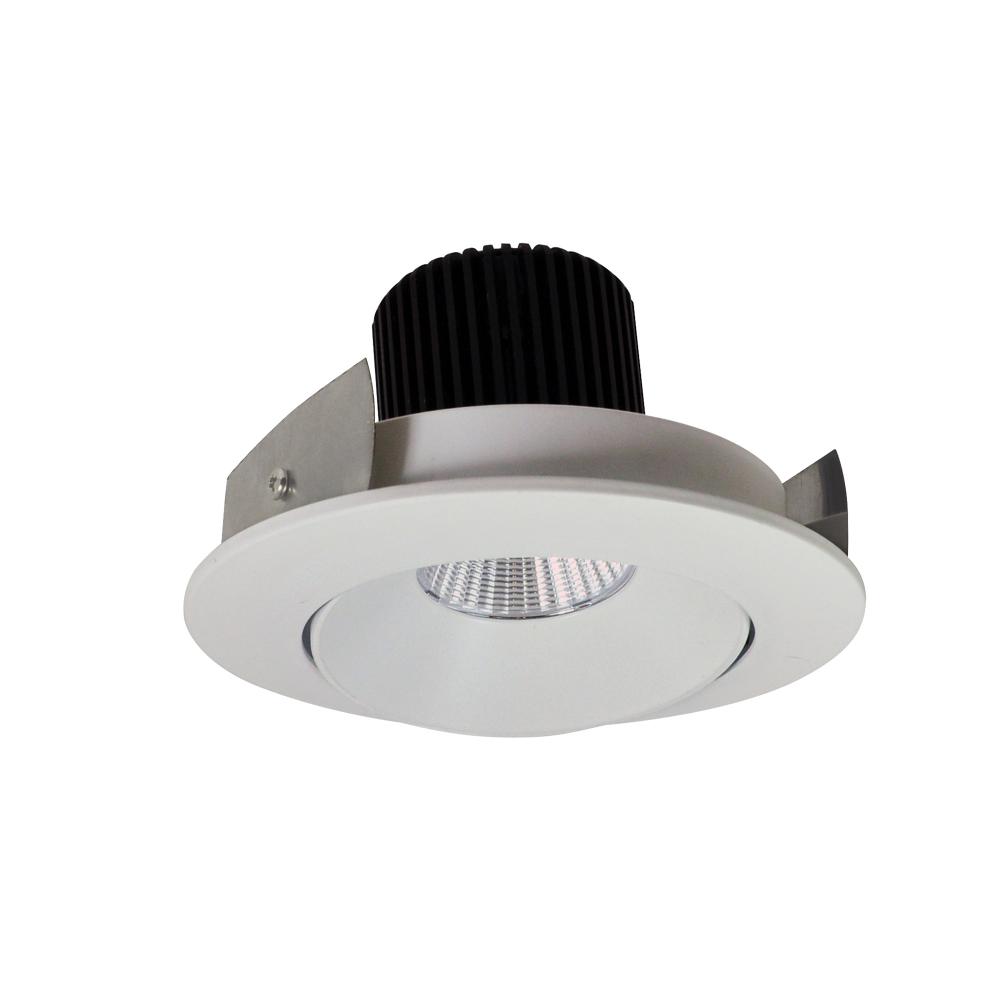 4" Iolite LED Round Adjustable Cone Reflector, 1000lm / 14W, 3500K, White Reflector / White