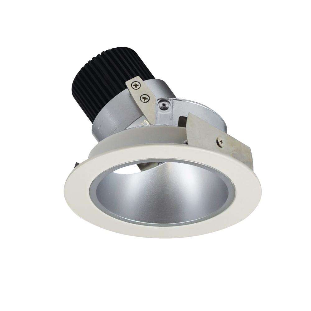 4" Iolite LED Round Adjustable Deep Reflector, 800lm / 14W, 5000K, Haze Reflector / White Flange