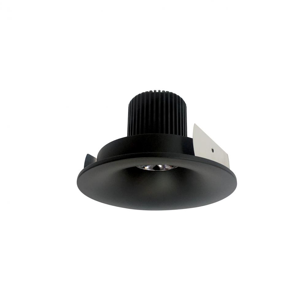 4" Iolite LED Round Bullnose, 10-Degree Optic, 950lm / 12W, 4000K, Black Finish