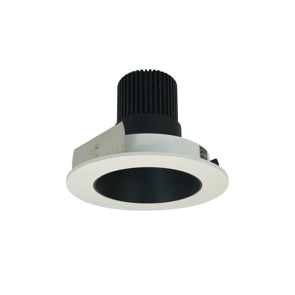 4" Iolite LED Round Reflector, 10-Degree Optic, 850lm / 12W, 3000K, Black Reflector / White