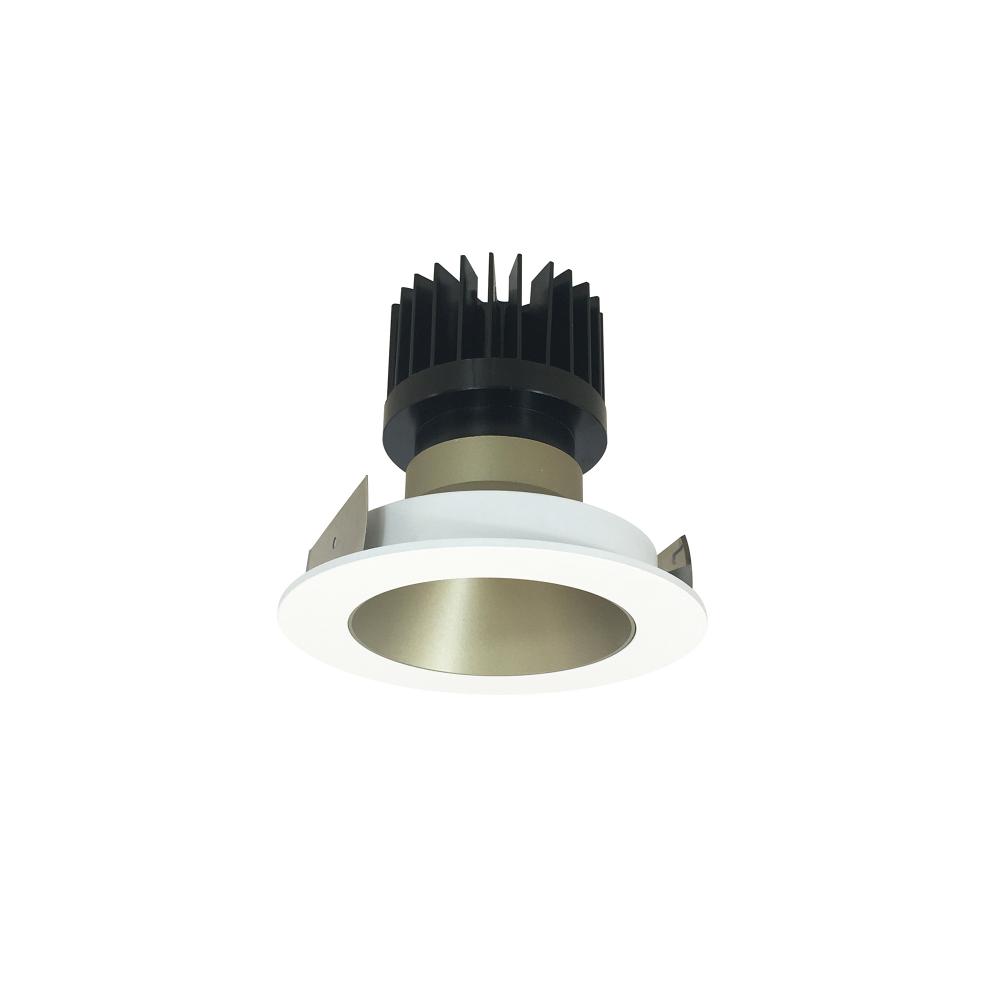 4" Iolite LED Round Reflector, 10-Degree Optic, 850lm / 12W, 2700K, Champagne Haze Reflector /