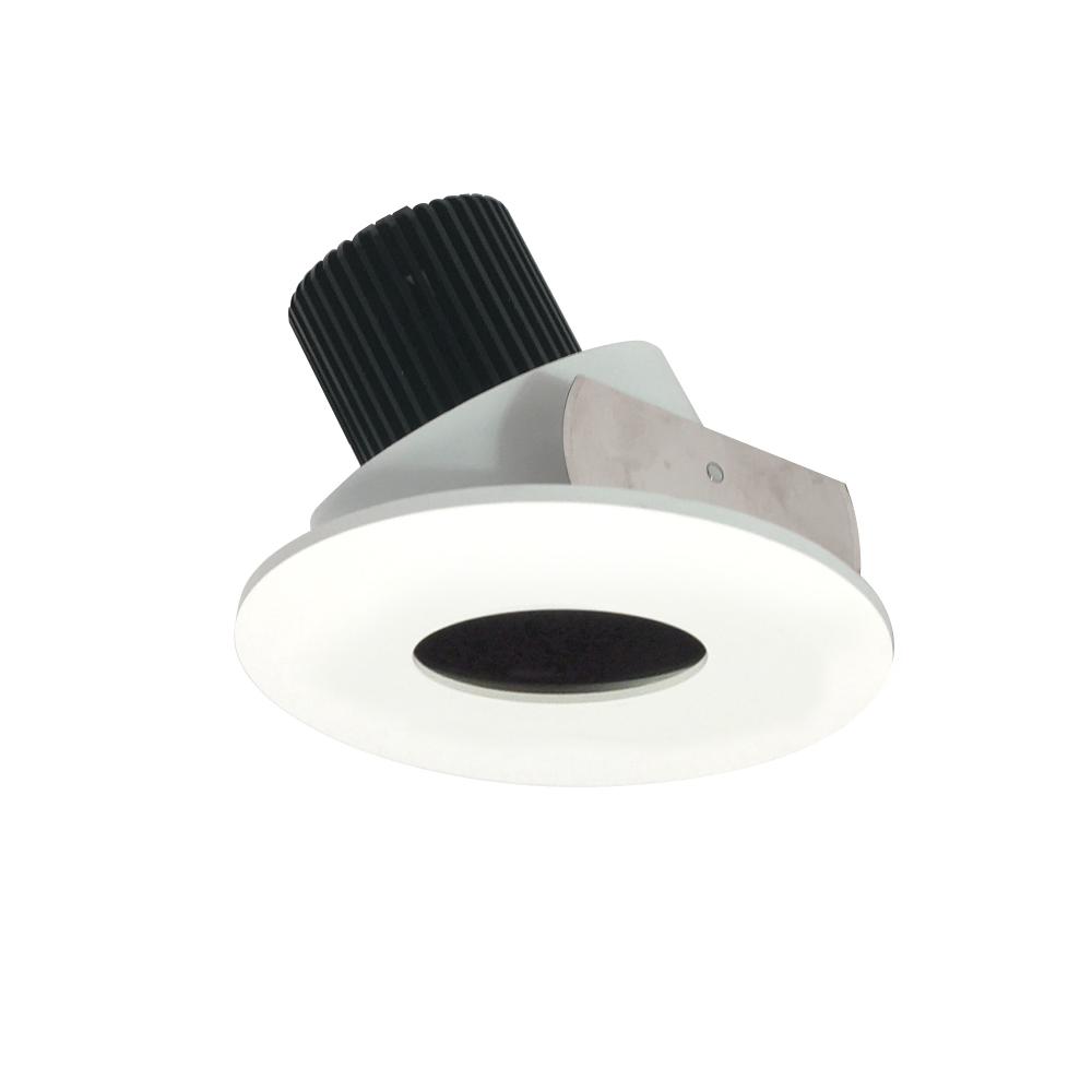 4" Iolite LED Round Adjustable Pinhole, 1000lm / 14W, 4000K, Matte Powder White Pinhole / Matte