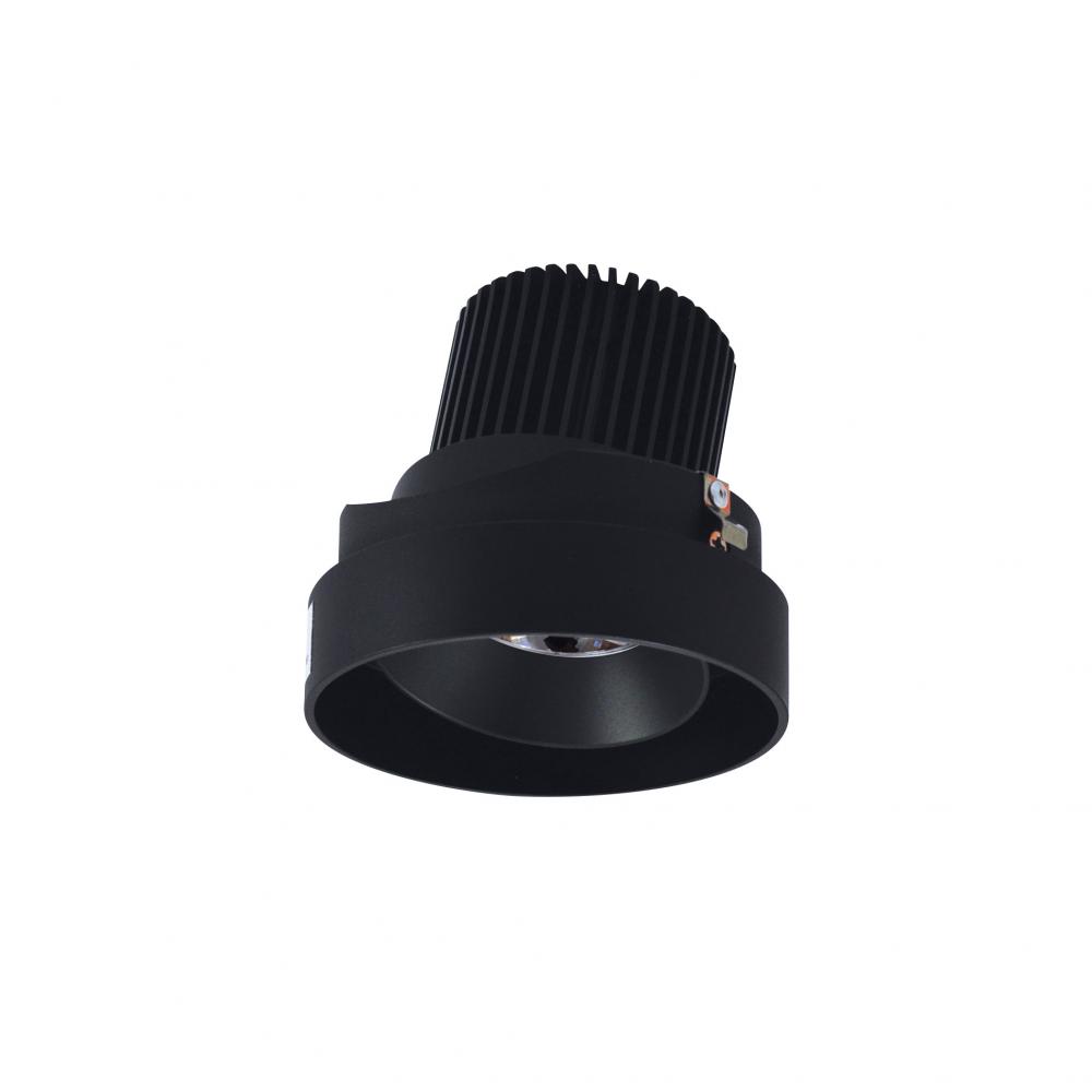 4" Iolite LED Round Trimless Adjustable, 10-Degree Optic, 850lm / 12W, 2700K, Black Adjustable /