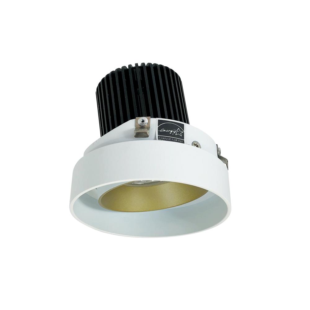 4" Iolite LED Round Trimless Adjustable, 800lm / 14W, 5000K, Champagne Haze Adjustable / Matte