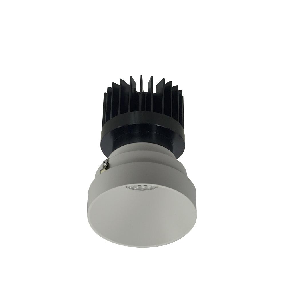 4" Iolite LED Round Trimless Downlight, 10-Degree Optic, 850lm / 12W, 4000K, White Finish