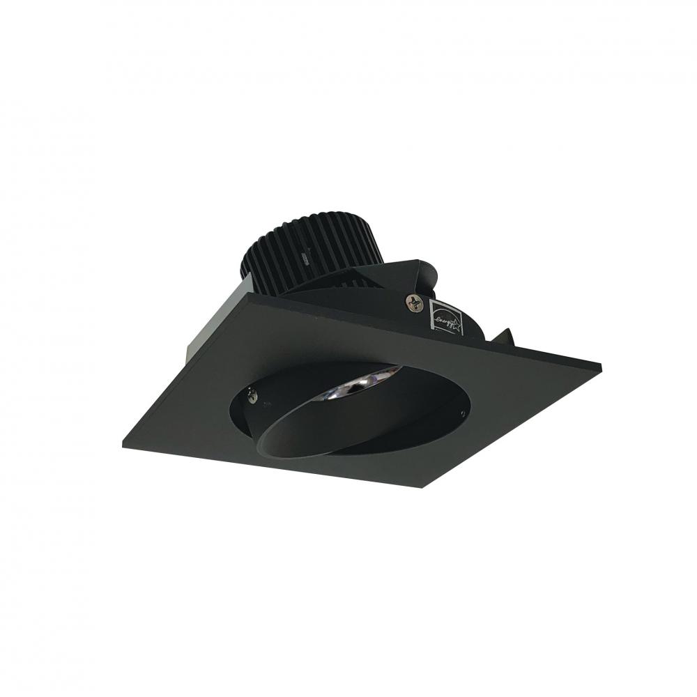 4" Iolite LED Square Adjustable Cone Reflector, 10-Degree Optic, 800lm / 12W, 2700K, Black