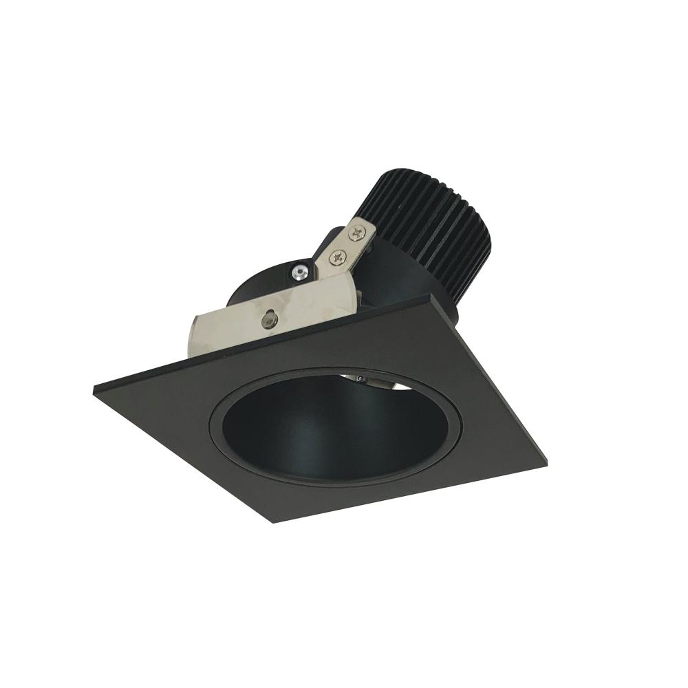 4" Iolite LED Square Adjustable Reflector with Round Aperture, 1000lm / 14W, 2700K, Black