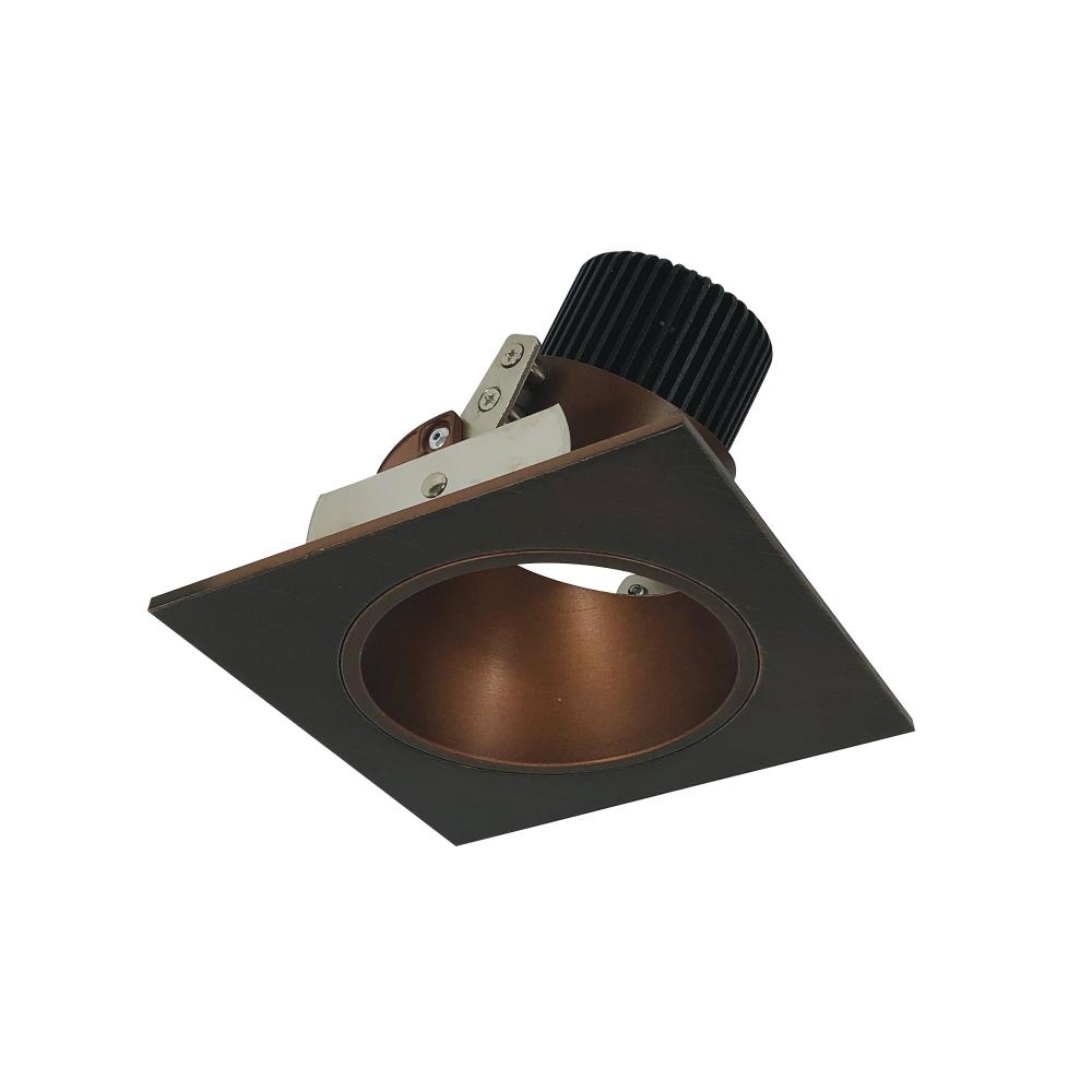 4" Iolite LED Square Adjustable Reflector with Round Aperture, 1000lm / 14W, 5000K, Bronze