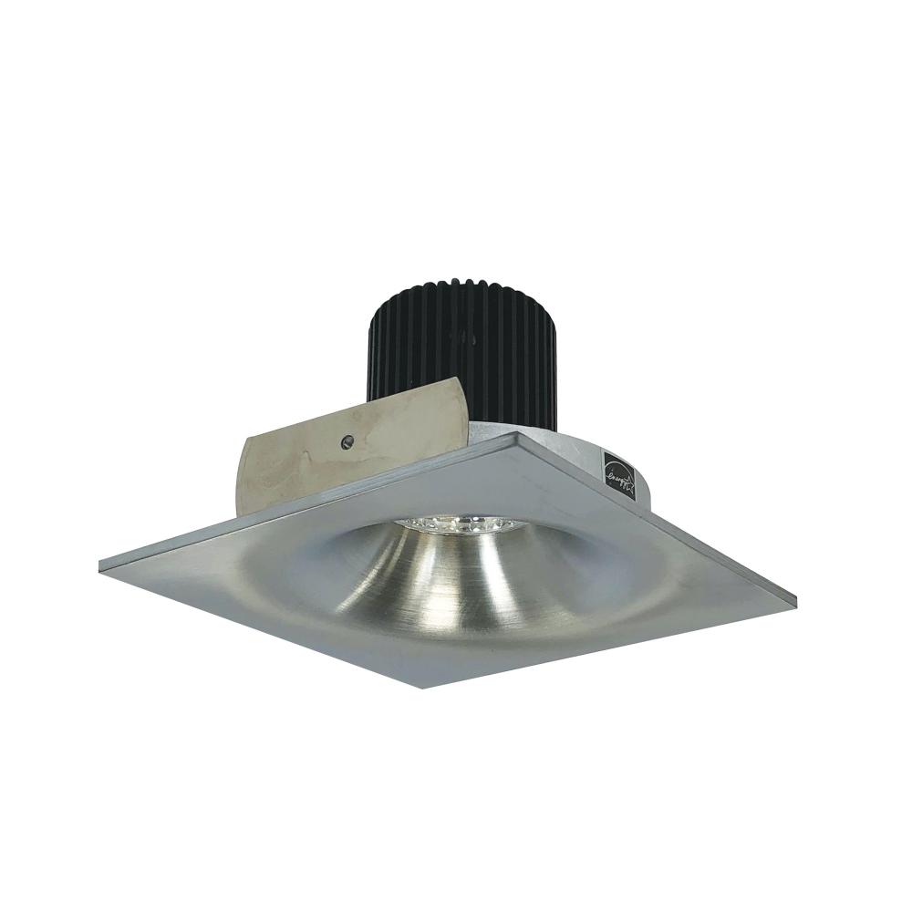 4" Iolite LED Square Bullnose, 1000lm / 14W, 5000K, Natural Metal Finish