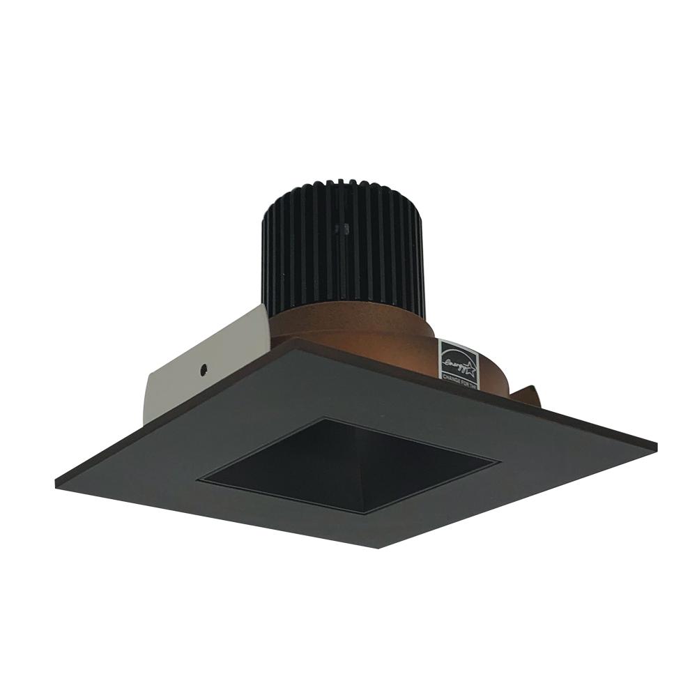 4" Iolite LED Square Reflector with Square Aperture, 1000lm / 14W, 3500K, Bronze Reflector /