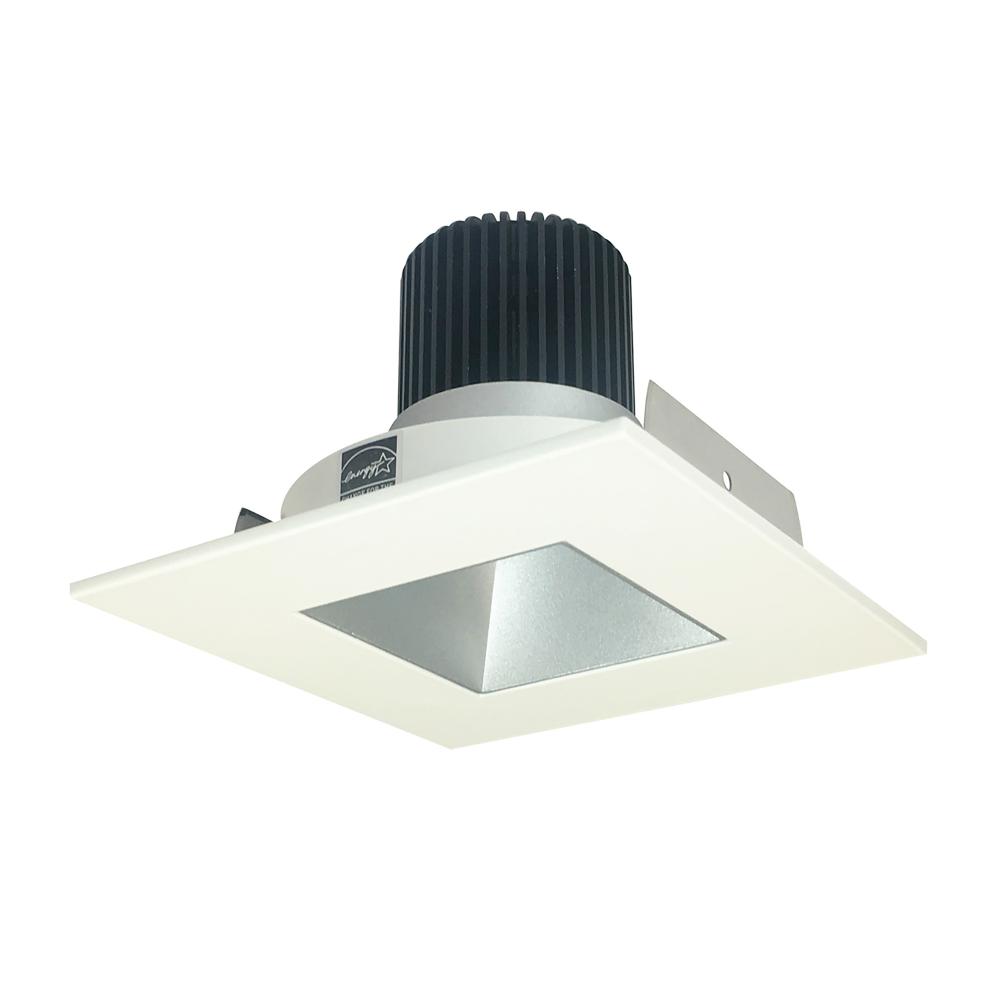 4" Iolite LED Square Reflector with Square Aperture, 1000lm / 14W, 4000K, Haze Reflector / White