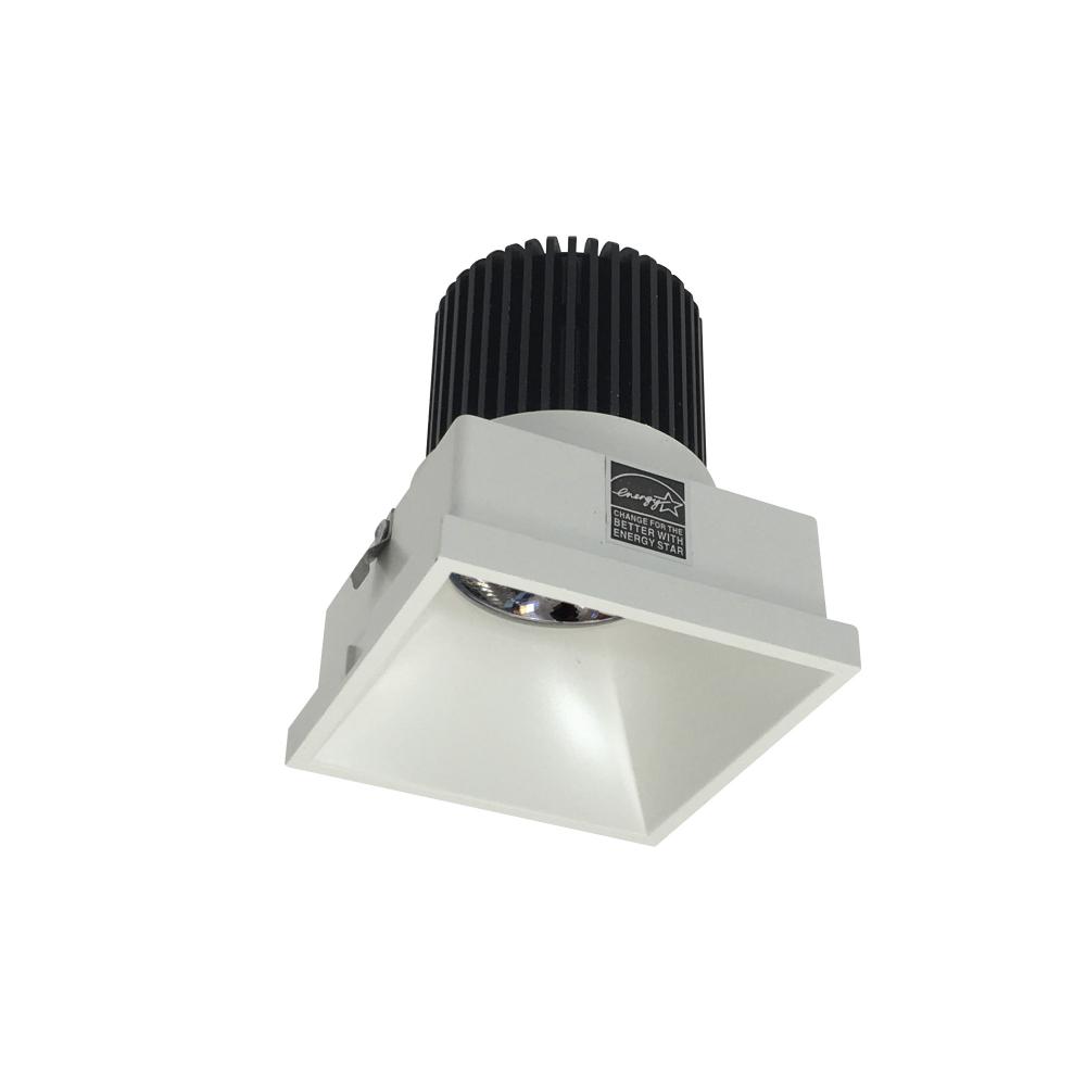 4" Iolite LED Square Trimless Downlight, 10-Degree Optic, 850lm / 12W, 3500K, White Finish