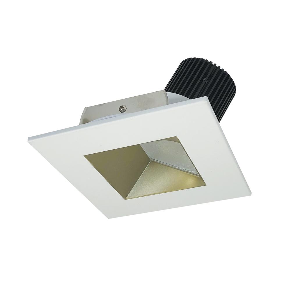 4" Iolite LED Square Wall Wash, 1000lm / 14W, 5000K, Champagne Haze Reflector / Matte Powder