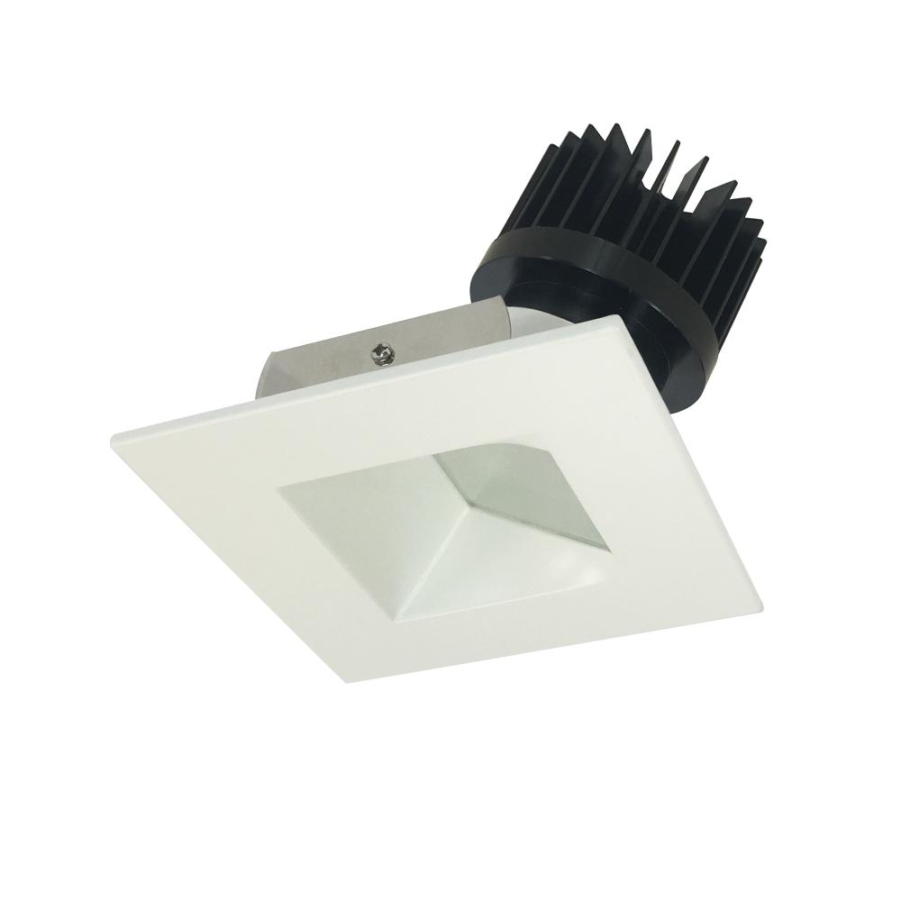 4" Iolite LED Square Wall Wash, 1500lm/2000lm (varies by housing), 3500K, Matte Powder White