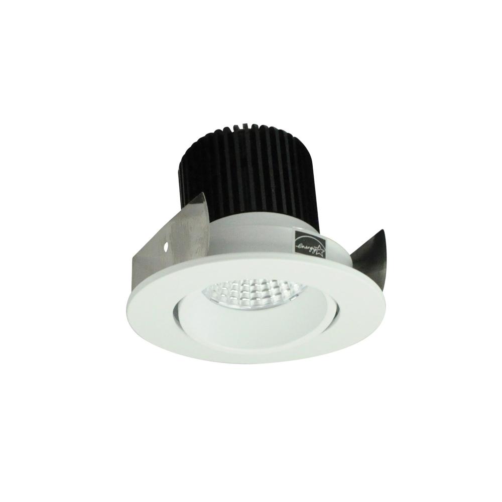 2" Iolite LED Round Adjustable Cone Reflector, 1000lm / 14W, 3500K, Matte Powder White Reflector