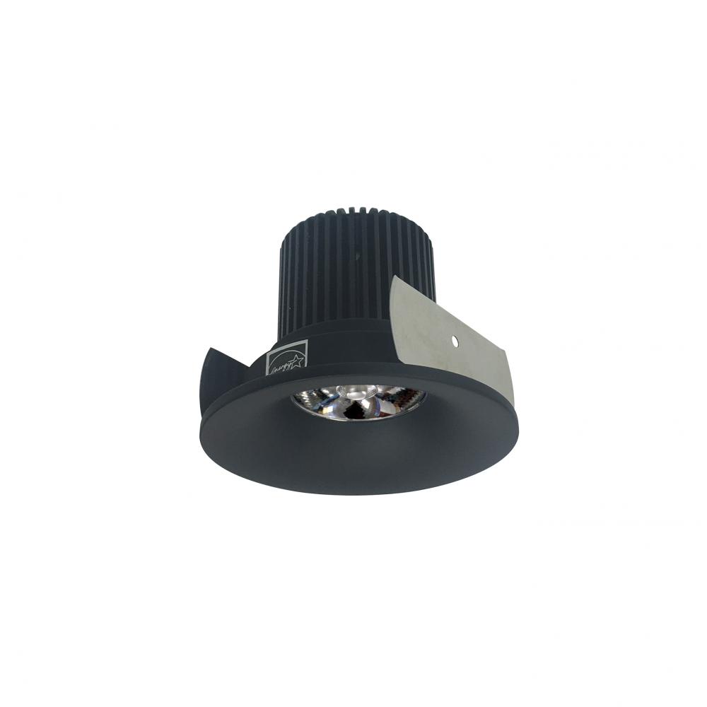 2" Iolite LED Round Bullnose, 10-Degree Optic, 850lm / 12W, 4000K, Black Finish