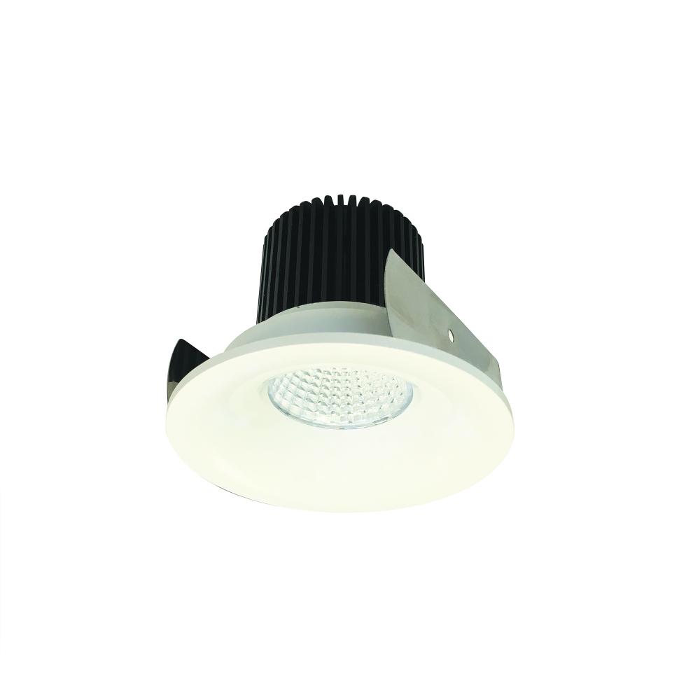 2" Iolite LED Round Bullnose, 800lm / 14W, Comfort Dim, White Finish