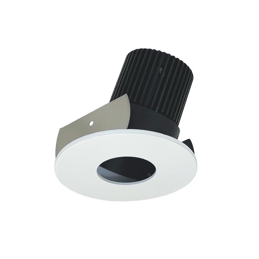 2" Iolite LED Round Adjustable Pinhole, 10-Degree Optic, 650lm / 12W, 4000K, Black Pinhole /