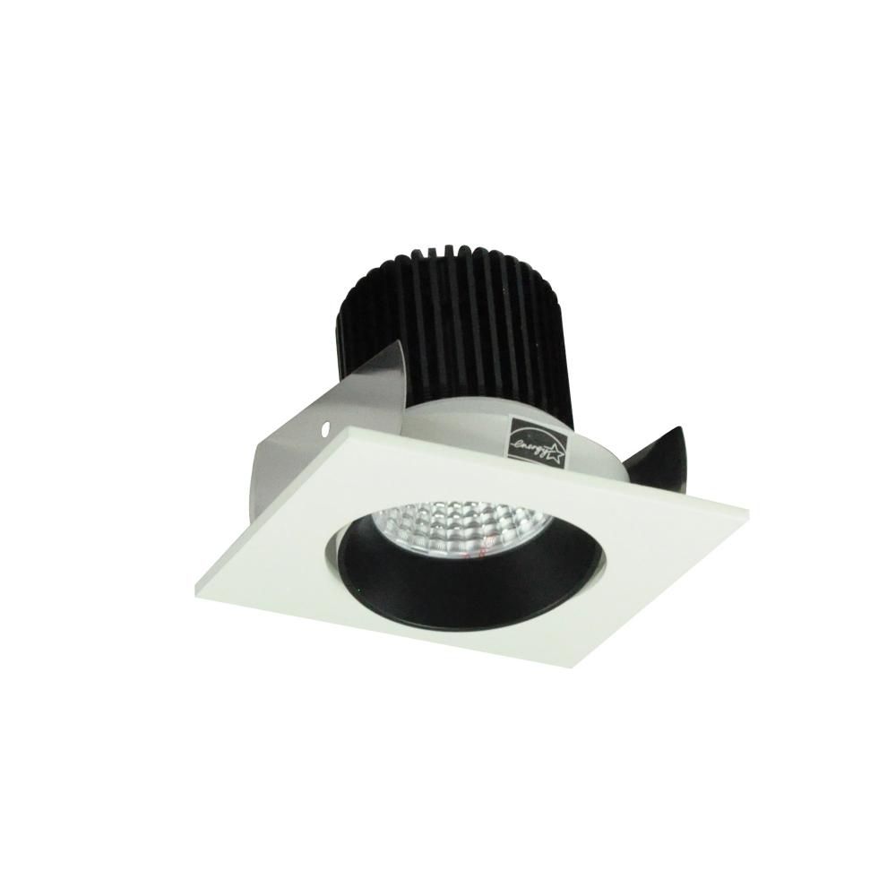 2" Iolite LED Square Adjustable Cone Reflector, 1000lm / 14W, 4000K, Black Reflector / White