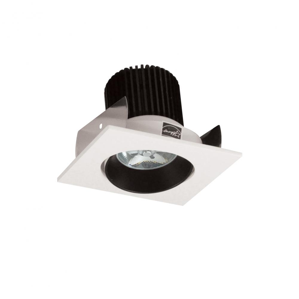 2" Iolite LED Square Adjustable Cone Reflector, 10-Degree Optic, 800lm / 12W, 4000K, Black