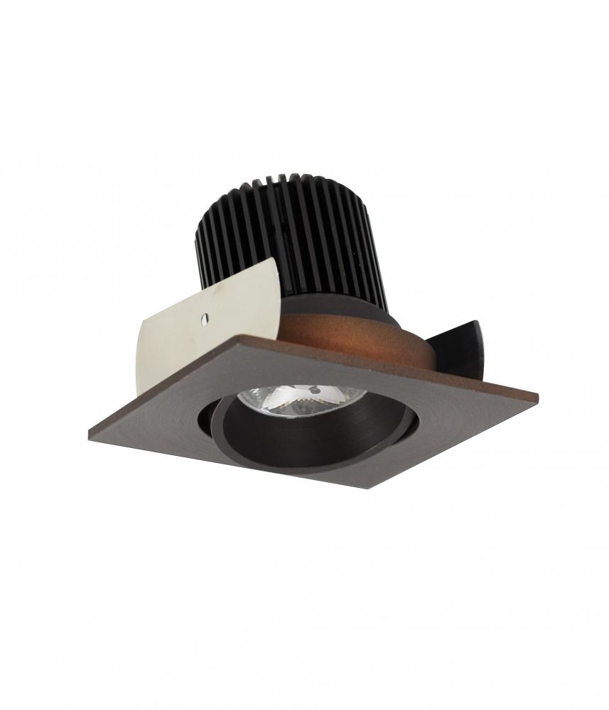 2" Iolite LED Square Adjustable Cone Reflector, 10-Degree Optic, 800lm / 12W, 3000K, Bronze