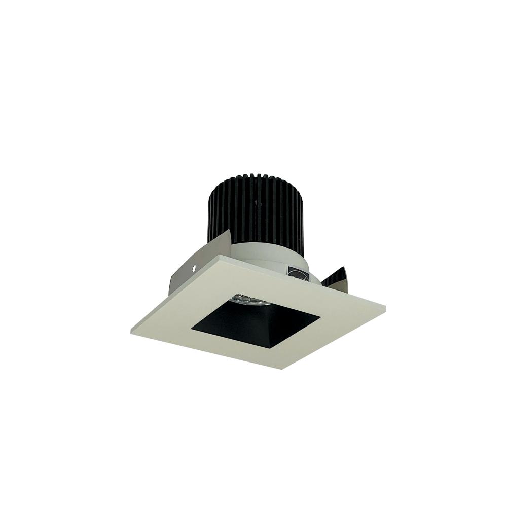 2" Iolite LED Square Reflector with Square Aperture, 1000lm / 14W, 3000K, Black Reflector /