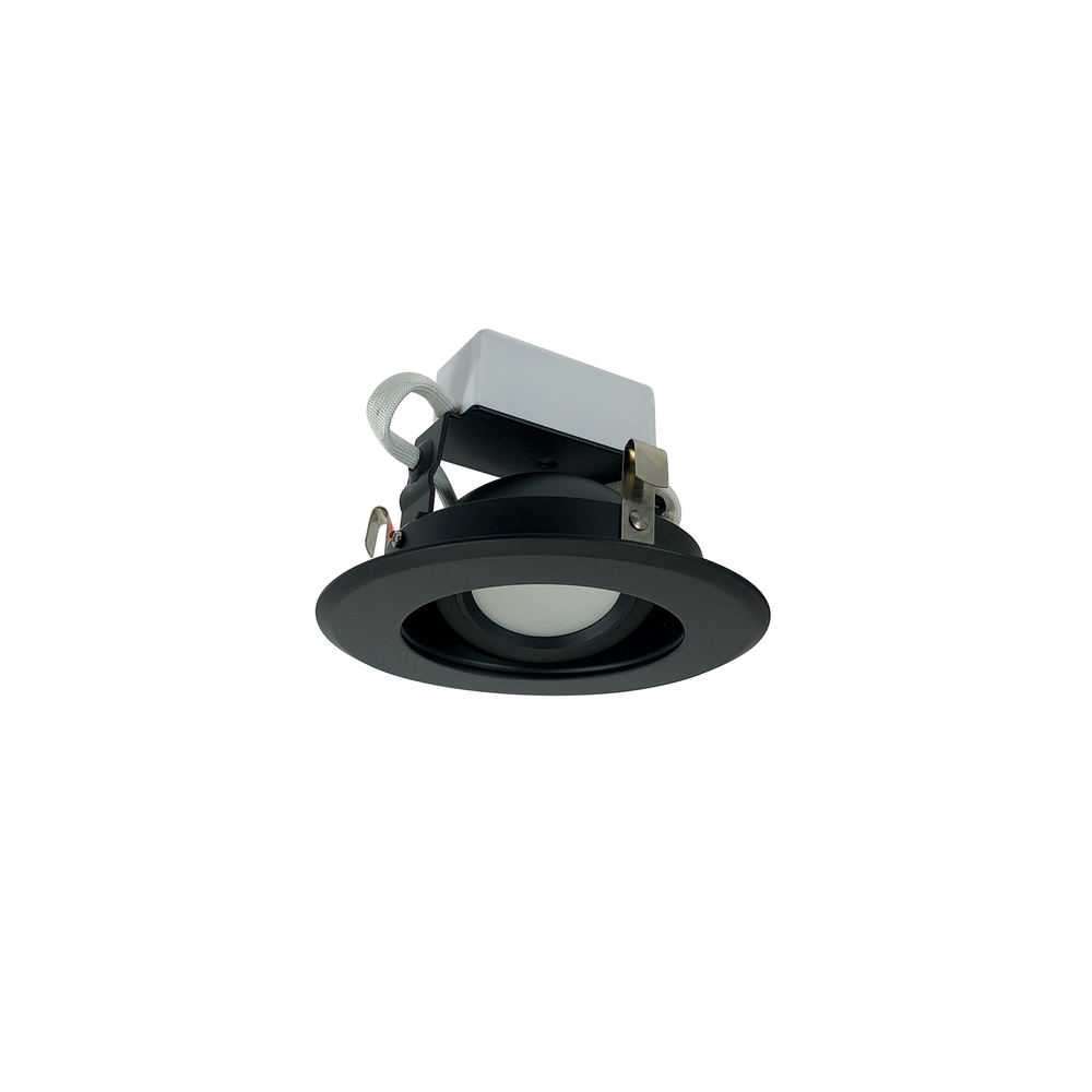 4" Cobalt Adjustable LED Retrofit, 1000lm / 12W, 3500K, Black Reflector / Black Flange