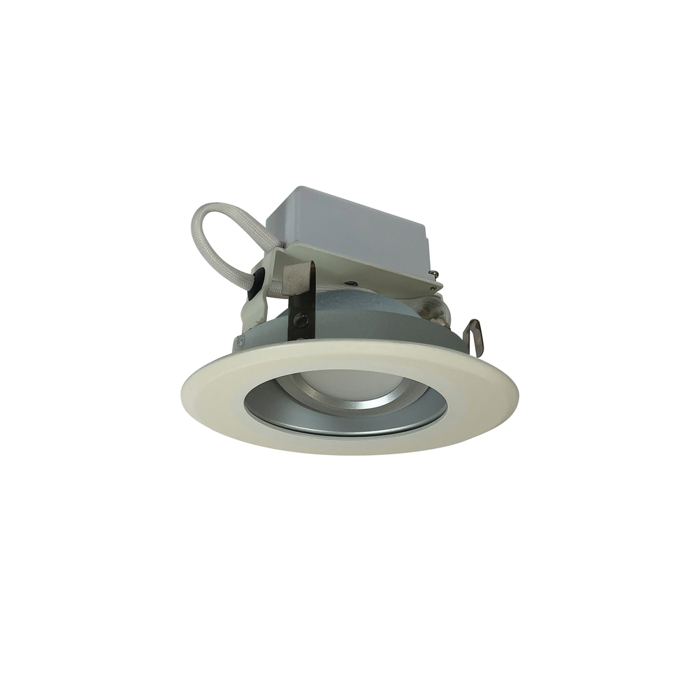 4" Cobalt Adjustable LED Retrofit, 1000lm / 12W, 4000K, Haze Reflector / White Flange