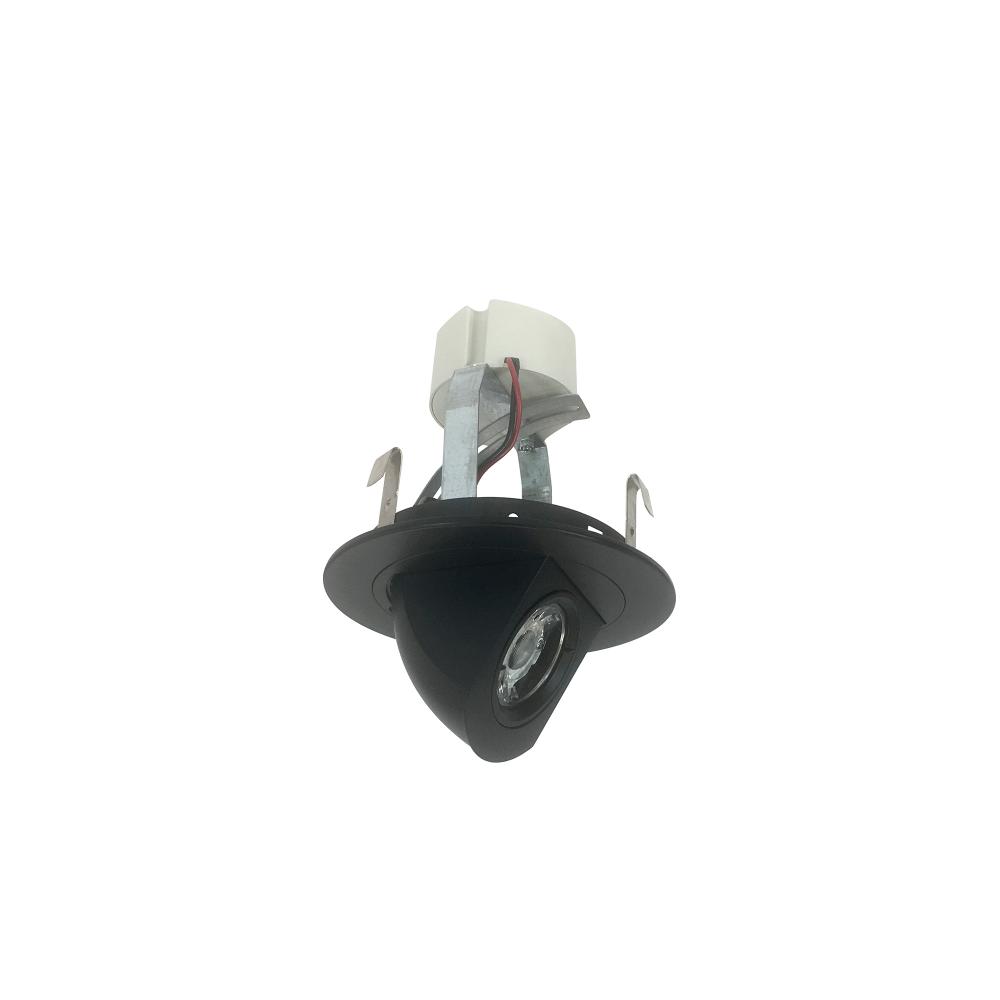 4" Cobalt Round Adjustable Elbow LED Retrofit, 800lm / 12W, 3500K, Black Finish