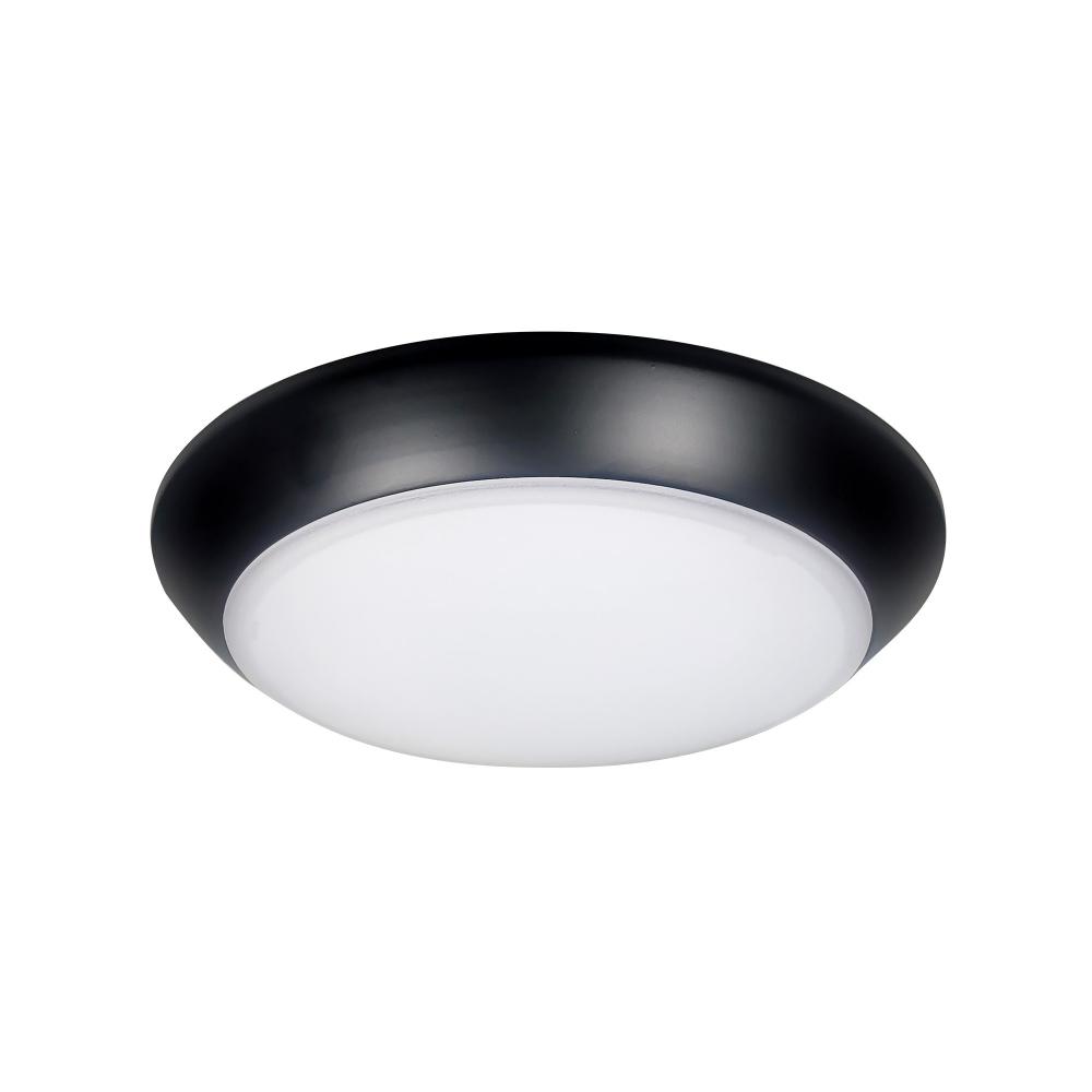 8" AC Opal LED Surface Mount, 2150lm / 32W, 3000K, Black finish