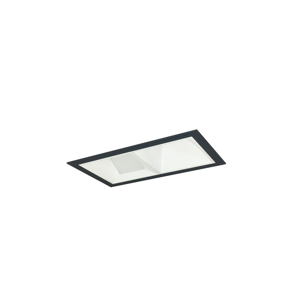 Iolite MLS 2-Head Trim Kit, Black Flange, Comfort Dim, 800lm, MPW Wall Wash Trims