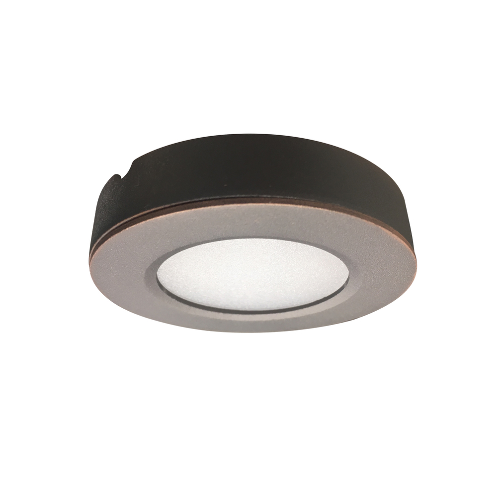 24V Josh LED Puck Light, 300lm / 3500K, Bronze Finish