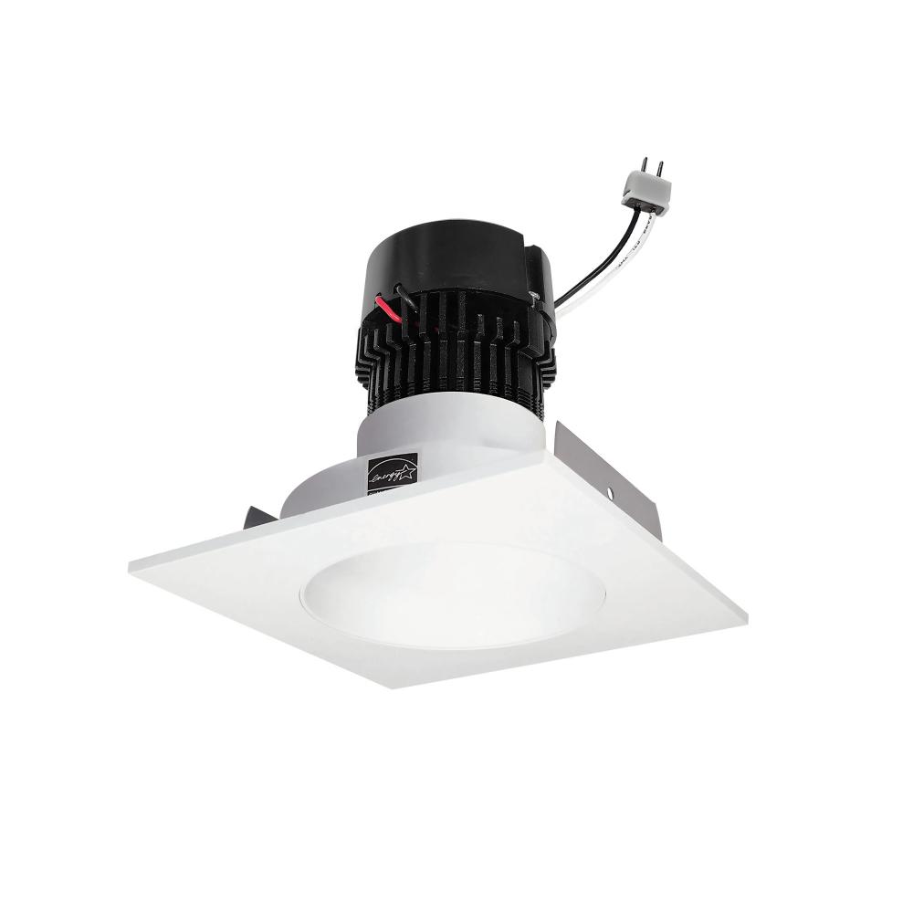 4" Pearl Low Voltage LED Square Retrofit Reflector with Round Aperture, 1150lm / 11W, 3000K,