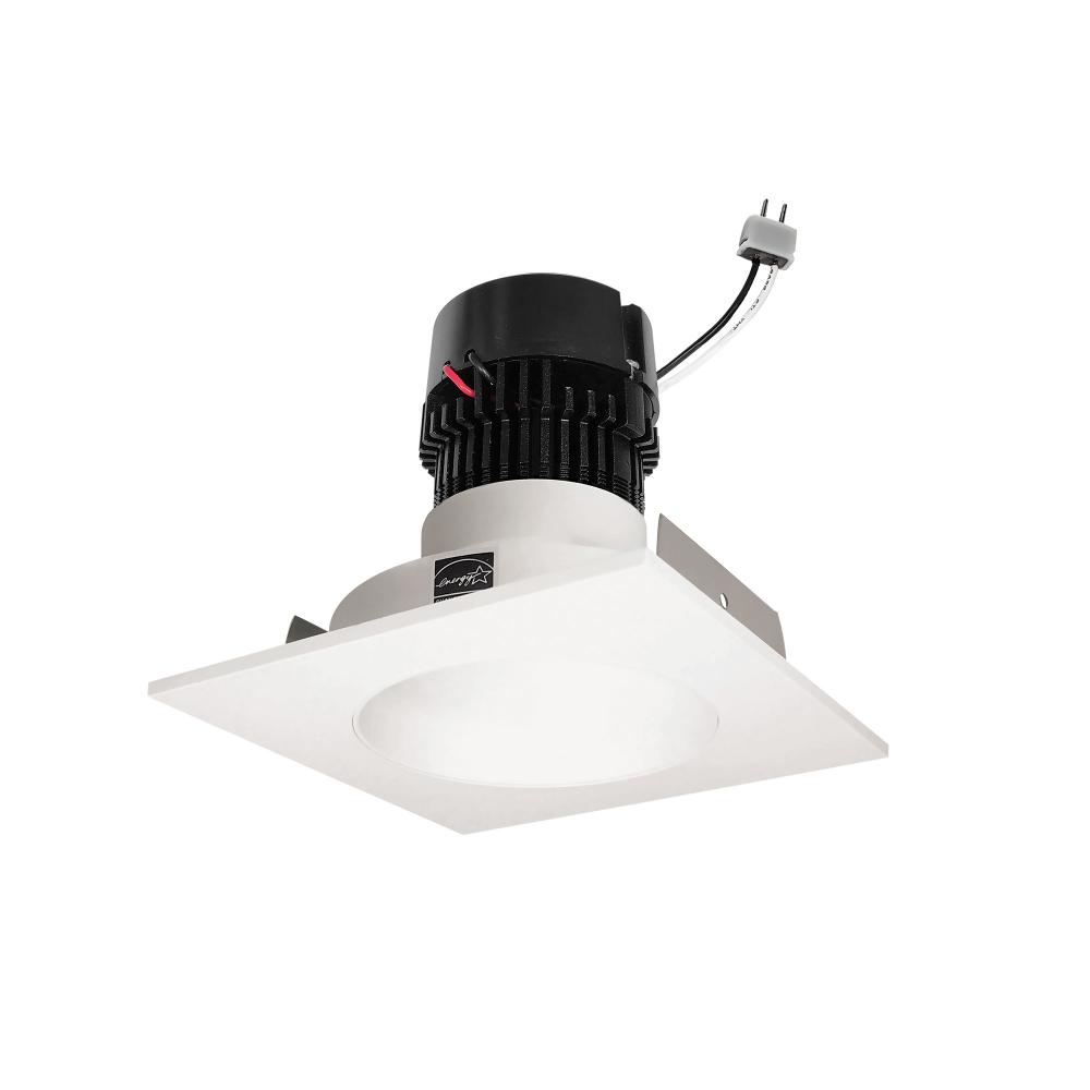 4" Pearl Low Voltage LED Square Retrofit Reflector with Round Aperture, 1150lm / 11W, 2700K,