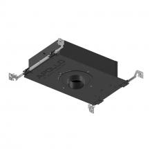 Nora NHAPIC-3R20L32725DP - 3" Apollo Round IC Air-Tight New Construction Housing w/ 1.625" to 2" Ceiling Collar,