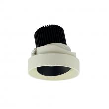 Nora NIO-4RTLA35XBW/10 - 4" Iolite LED Round Trimless Adjustable, 1000lm / 14W, 3500K, Black Adjustable / White Reflector