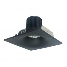 Nora NIO-4SNB30XBB/10 - 4" Iolite LED Square Bullnose, 1000lm / 14W, 3000K, Black Finish