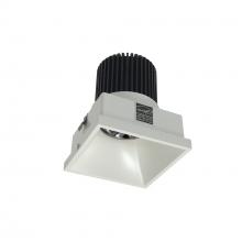 Nora NIO-4STLNDC35QWW - 4" Iolite LED Square Trimless Downlight, 10-Degree Optic, 850lm / 12W, 3500K, White Finish