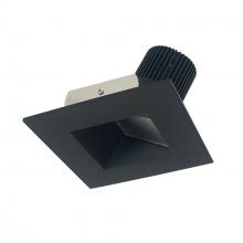 Nora NIO-4SW35XBB/10 - 4" Iolite LED Square Wall Wash, 1000lm / 14W, 3500K, Black Reflector / Black Flange