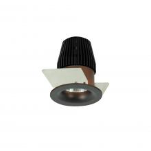 Nora NIOB-1RNB27XBZ - 1" Iolite LED BWF Round Bullnose, 600lm, 2700K, Bronze Reflector / Bronze Flange