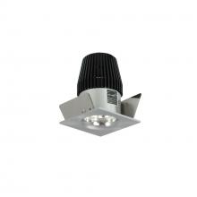 Nora NIOB-1SNB27XNN - 1" Iolite LED BWF Square Bullnose, 600lm, 2700K, Natural Metal Reflector / Natural Metal Flange