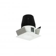 Nora NIO-1SNG35XMPW - 1" Iolite LED NTF Square Reflector with Round Aperture, 600lm, 3500K, Matte Powder White